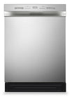 ["Midea 24\" Front-Control Dishwasher with Interior Light - MDF24P2BST"]
