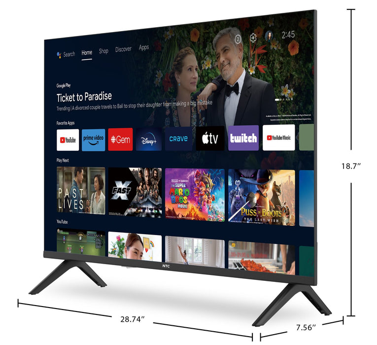 NTC 32\" FHD LED 60Hz Smart Android TV (32HA7400) 