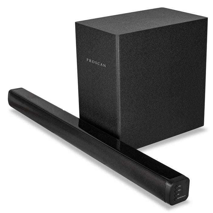 Proscan 2.1 CH Bluetooth Soundbar with Wireless Subwoofer (PSB446)