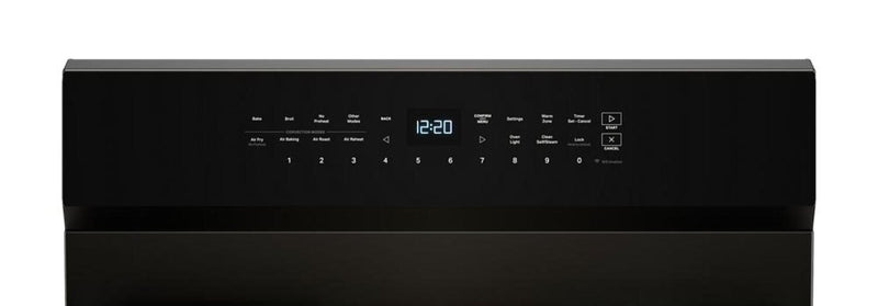 Whirlpool 5 Cu. Ft. Smart Gas Range with Air Fry and Self-Clean - Black Stainless Steel - WFGS7530RV