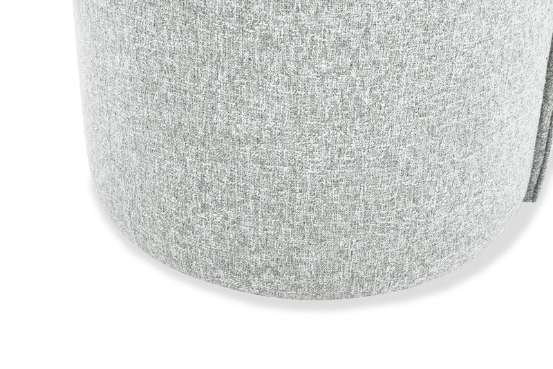 Zola Gliding Dining Chair with Polyester Fabric - Cloud Grey