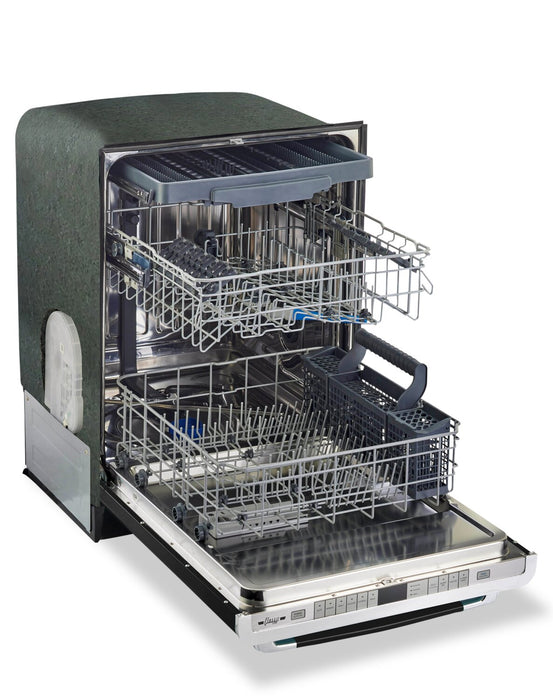 Classic Retro by Unique 24\" 45 dBA Top-Control Dishwasher - Midnight Black - UGP-24CR DW B