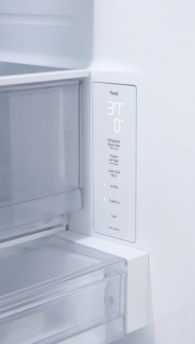 LG 36\" 25.1 Cu. Ft. French-Door Counter-Depth Refrigerator - Smudge Proof Stainless Steel - LF25BZH42S