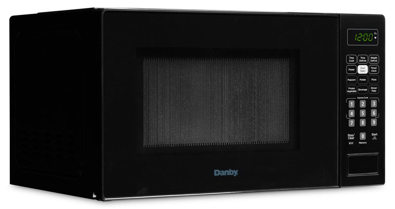 Danby 0.7 Cu. Ft. Countertop Microwave with Auto Defrost - Black - DBMW0721BBB