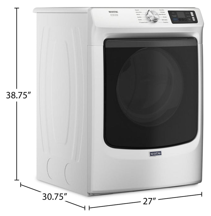Maytag 7.4 Cu. Ft. Pet Pro Smart Gas Dryer - White - MGD7020RW