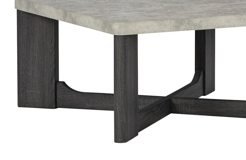 Sherman 35.5” Modern 3-Pack Coffee + 2 End Tables - Grey