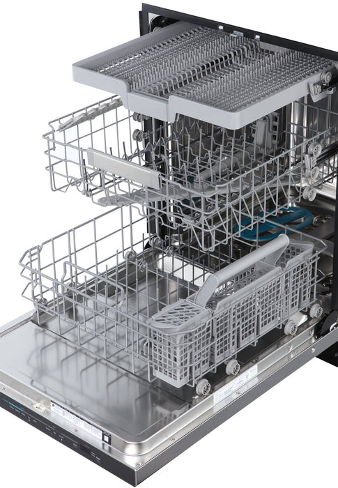 Frigidaire 24\" 49 dBA Top-Control Dishwasher with Third Rack - Stainless Steel - FDSH4502BF