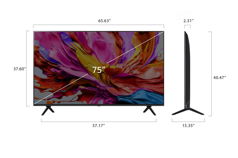 LG 75\" QNED91 QNED Evo AI Mini-LED 4K Smart TV (55QNED91AUA.ACCQ) – 2025 Model 