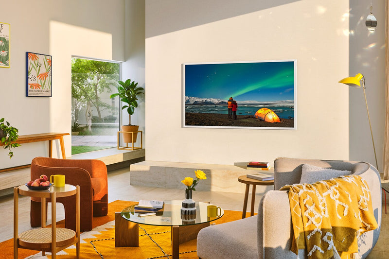 SAMSUNG 65\" LS03F The Frame with Vision AI QLED 4K UHD Smart TV (QN65LS03FAFXZC) - 2025 Model