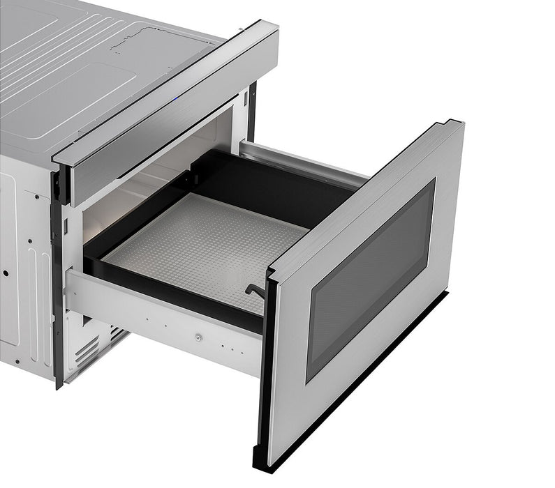 Sharp 24\" 1.2 Cu. Ft. Built-In Smart Microwave Drawer Oven - Stainless Steel - SMD2479KC