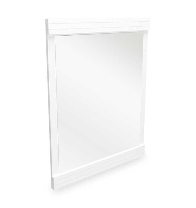 Riley Bedroom Dresser Mirror, Made in Canada - White
