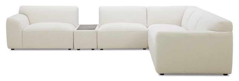 Riverside 6-Piece Sectional - Oyster