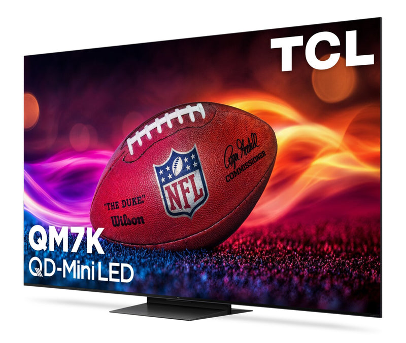 TCL 55\" QM7K QD Mini-LED QLED 4K UHD Smart Google TV (55QM7K) - 2025 Model