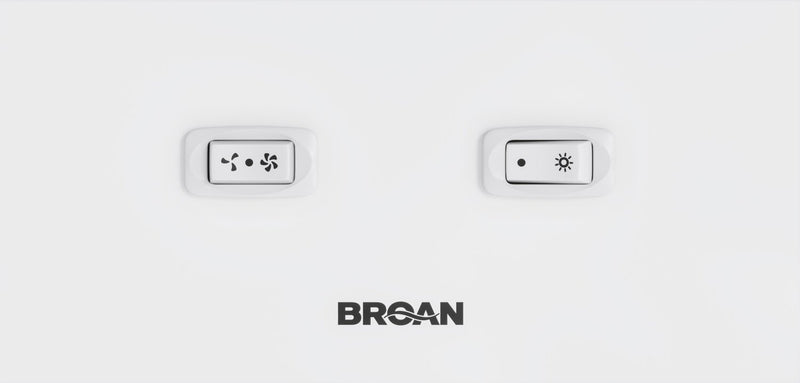 Broan GLA1 Series 36\" Under-Cabinet Range Hood - White - GLA1363WW 