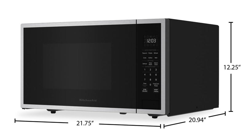 KitchenAid 1.5 Cu. Ft. Countertop Microwave with Air Fry - PrintShield Stainless Steel - KMCS522SPS