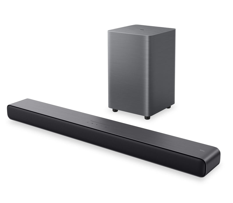 TCL 2.1 CH Bluetooth Dolby Atmos DTS Virtual:X Soundbar with Wireless Subwoofer (S55H)