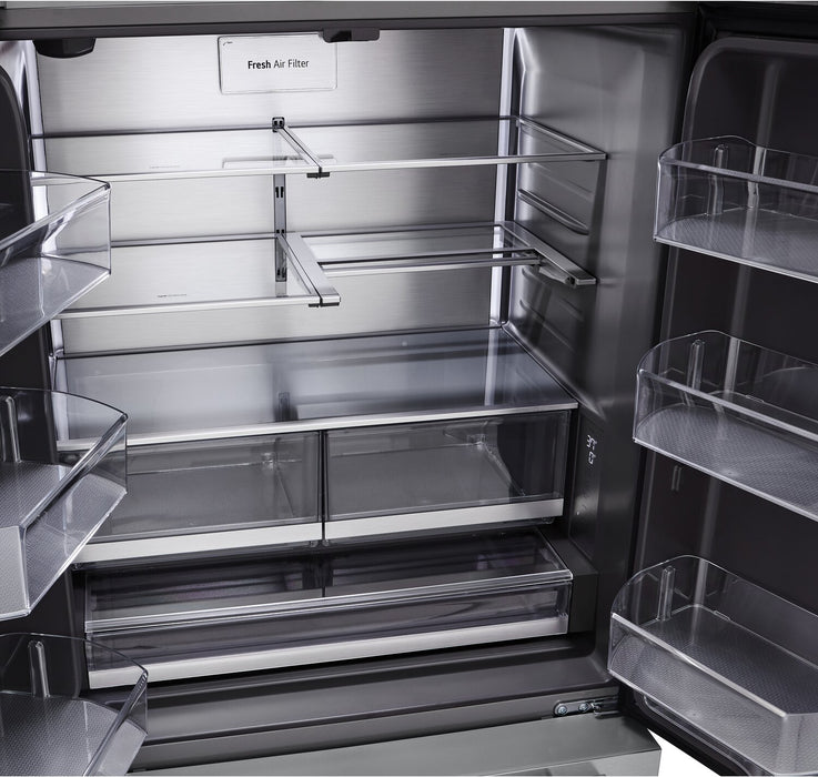 LG Studio 36\" 27 Cu. Ft. Smart Counter-Depth MAX™ French-Door Refrigerator - Stainless Steel - SRFB27S3