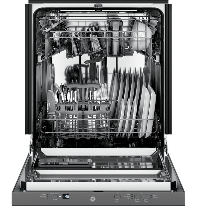 GE 24\" 51 dBA Built-In Dishwasher with Piranha™ Hard Food Disposer - Stainless Steel - GDT225SSLSS