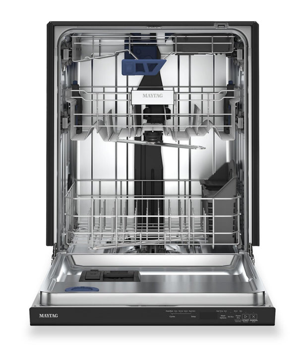 Maytag 24\" 47 dBA Buit-In Top Control Dishwasher – Black - MDPS7024SB