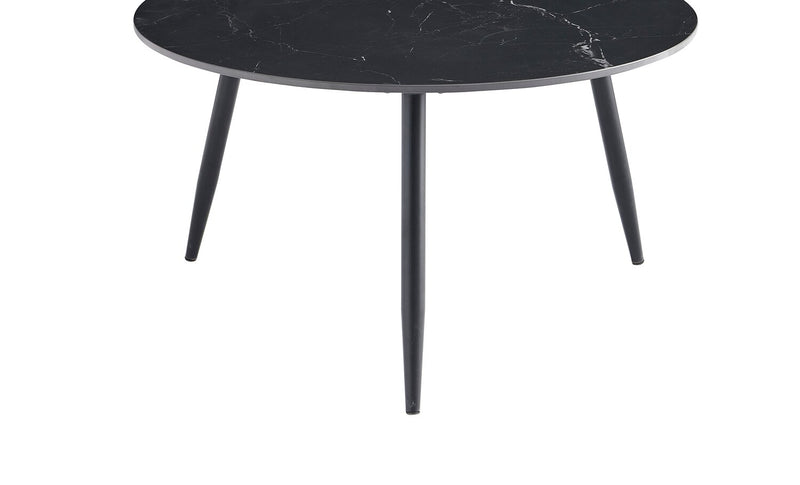 Delancey 31.5\" Modern 3-Pack Coffee + 2 End Tables - Black
