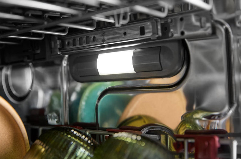 KitchenAid 24\" 44 dBA Dishwasher with 360° Max Jets™ Third Rack - PrintShield™ Stainless - KDTS724SPS