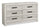 Aspen Bedroom 6-Drawer Dresser, 59"W x 33"H - Grey