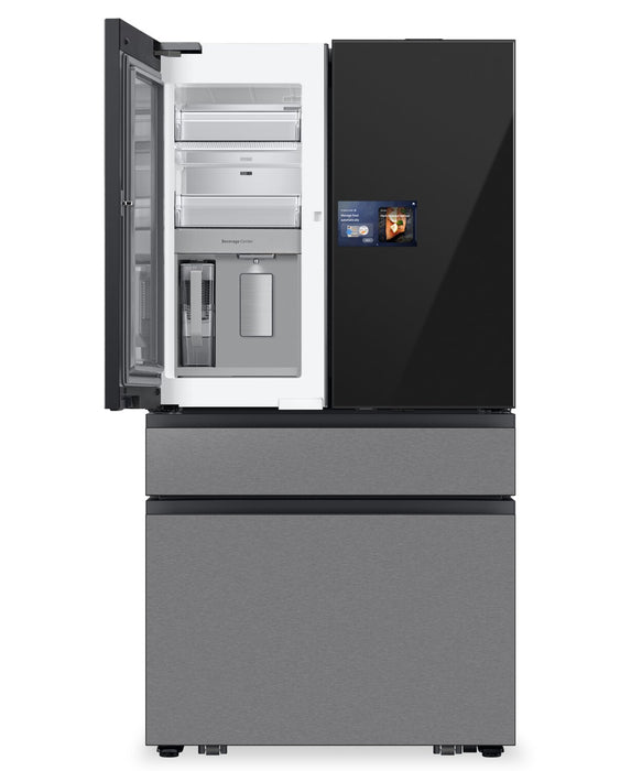 Samsung 36\" 23 Cu. Ft. Bespoke Counter-Depth French-Door Refrigerator with AI Home Screen - RF90F29BECRAA