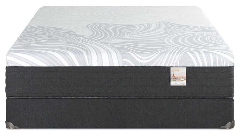 Springwall Spa 12 Plush Smooth Top Full Mattress in a Box Set