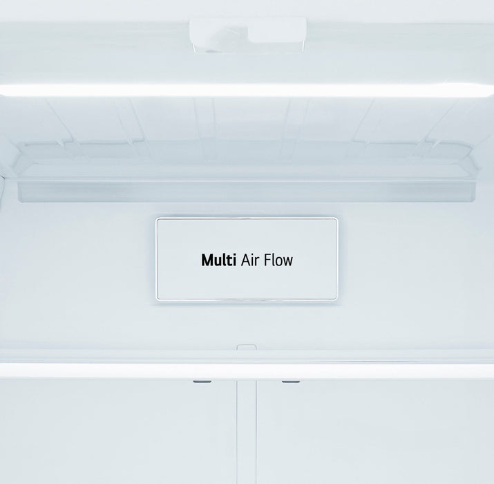 LG 33\" 21 Cu. Ft. French 3-Door Refrigerator – Prime Silver - LF21C6000V