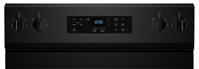 Whirlpool 5.3 Cu. Ft. Electric Range with Self-Clean - Black - YWFES3530RB