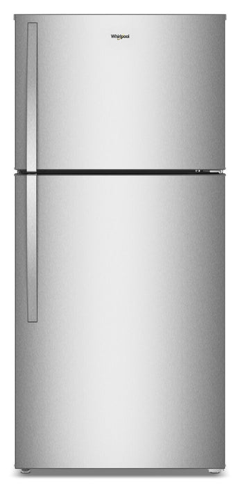 Whirlpool 29.5\" 19 Cu. Ft. Top Freezer Refrigerator with Total Coverage Cooling - Fingerprint-Resistant Stainless Steel - WRTX7419SZ 