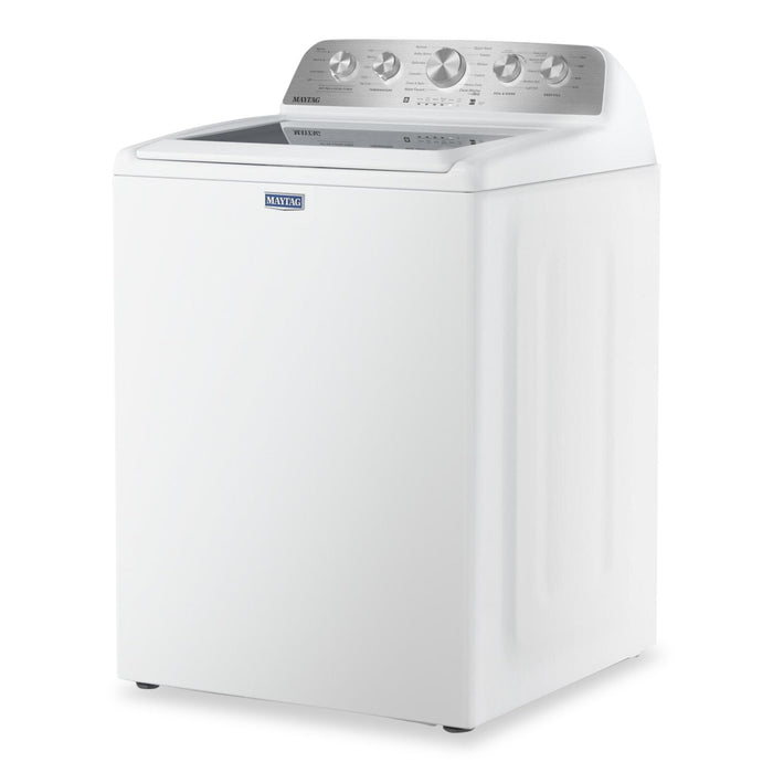 Maytag 5.5 Cu Ft. Top Load Impeller Washer with Pet Pro Option and 7.0 Cu Ft. Gas Dryer – White