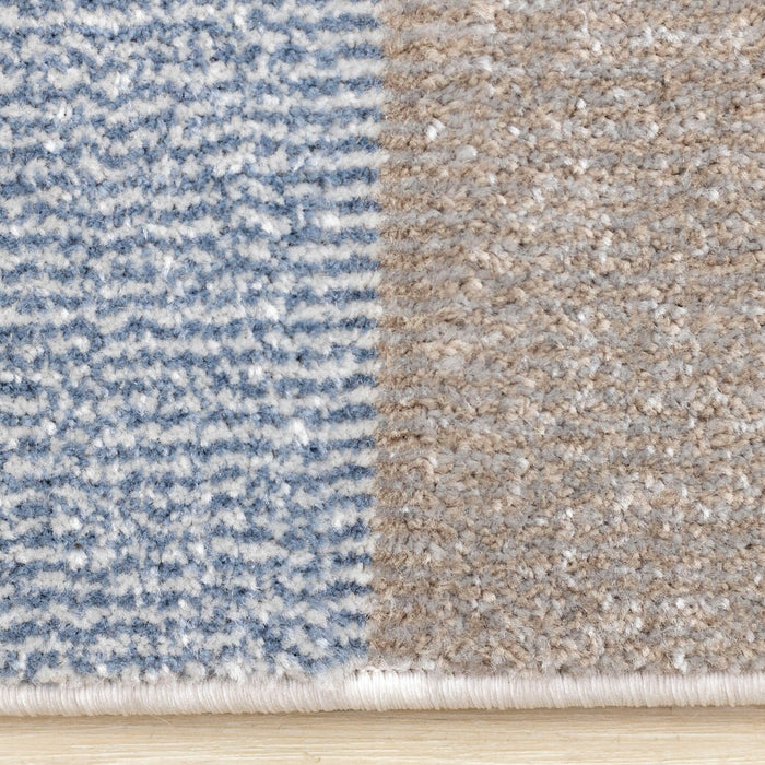 Farrah Blue Grey Area Rug - 6'7\" x 9'6\"