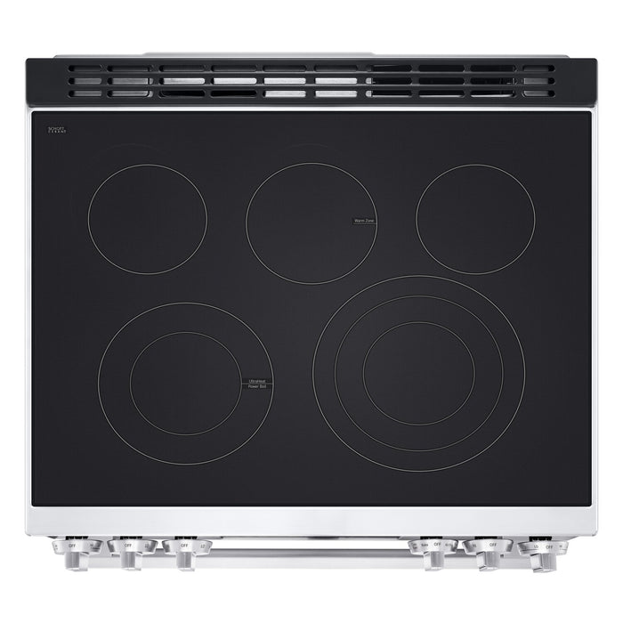 LG 6.3 Cu. Ft. Smart Electric Range with Air Fry – Fingerprint Resistant Stainless Steel - LSEL6335XE 
