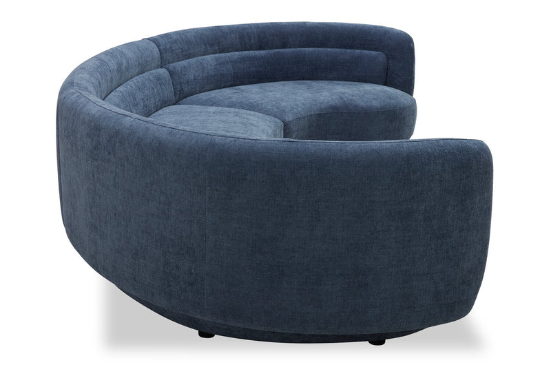 Davvero 3-Piece Sectional - Navy 