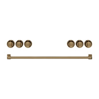 Thor Kitchen Handle and Knob Set for 36” Range in Brushed Bronze - CKA-RG36-BRZ 