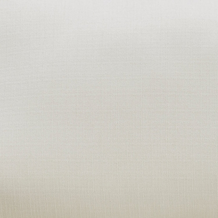 Cindy Crawford Home Gena 78.7\" Linen-Look Fabric Condo Size Sofa with Removable Back Cushions - Cotton White