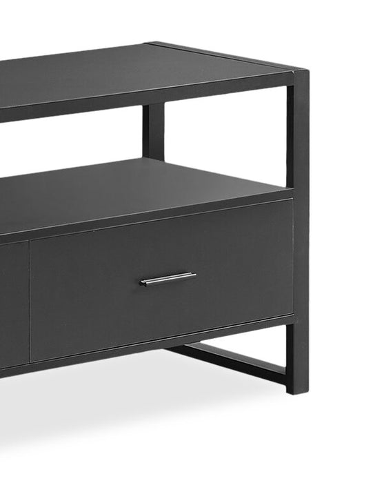 Cooper 72” Modern TV Stand with Storage and Cable Management for TVs up to 80” - Black
