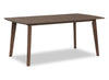 Rain Dining Table, 72"W - Brown