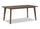 Rain Dining Table, 72"W - Brown