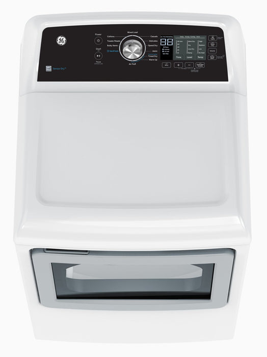 GE 7.4 Cu. Ft. Gas Dryer with SaniFresh Cycle - White - GTD68GBMRWS