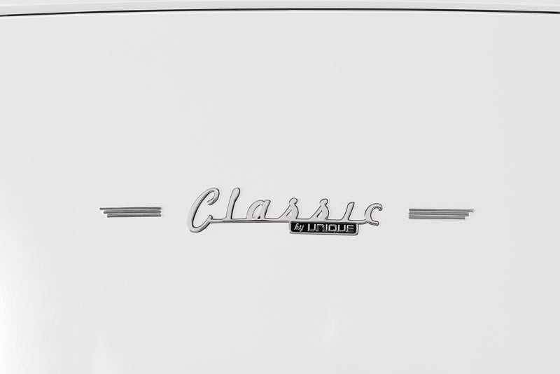 Unique Classic Retro 24\" 11 Cu Ft. Top Freezer Refrigerator – Marshmallow White - UNQ-310L W TM