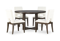 Zelda 5pc Dining Set with Table & 4 Chairs, 52