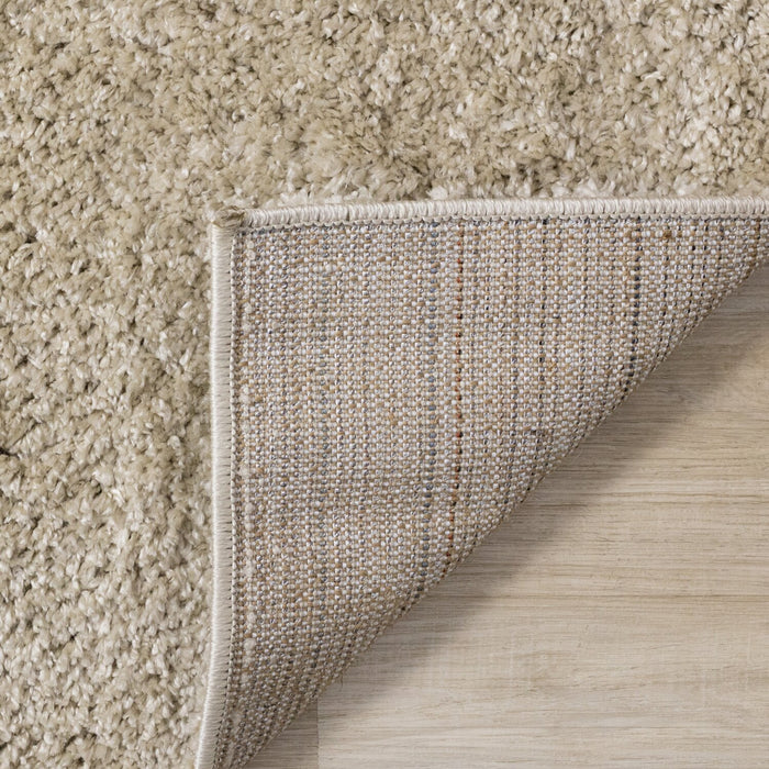 Pascal Beige Shag Area Rug - 7'10\" x 10'6\"
