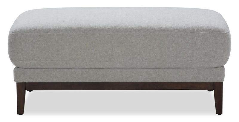 Horizon 44.09\" Fabric Ottoman - Grey