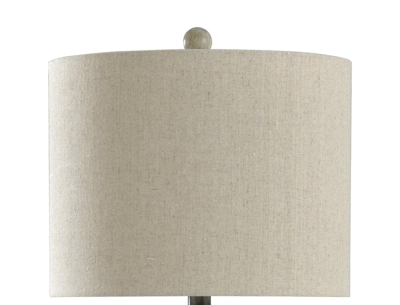 Atlas 26” Greige Polyresin Table Lamp