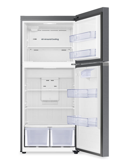 Samsung 30\" 17.6 Cu. Ft. Smart Top-Freezer Refrigerator - Silver - RT18DG6500S9AC