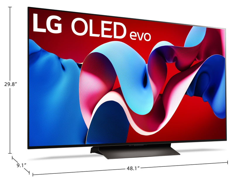 LG 55\" OLED evo 4K HDR10 120Hz AMD FreeSync webOS Smart TV (OLED55C4PUA)