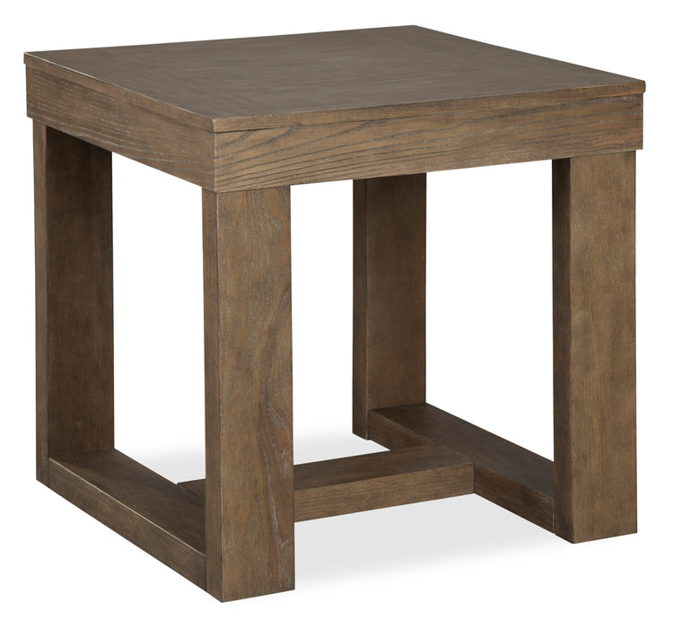 Jasper 24\" End Table - Grey Brown