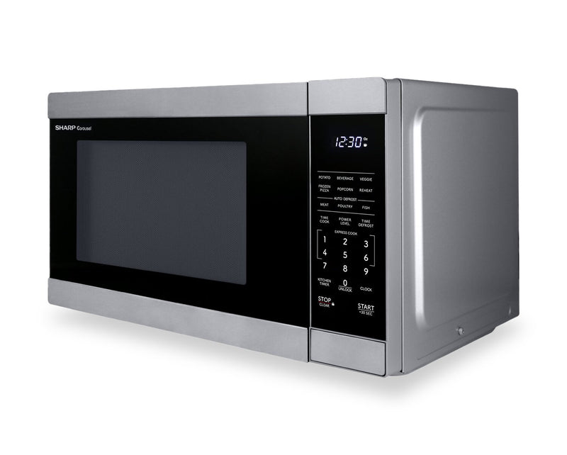 Sharp 1.1 Cu. Ft. Carousel® Countertop Microwave - Stainless Steel - SMC1162KSC